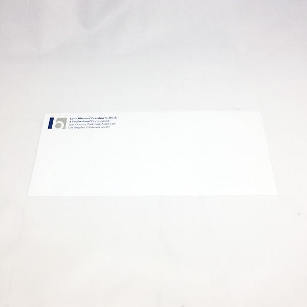 Envelopes #10<br>4.125" x 9.5"<br>70# White Wove<br>1-3 days