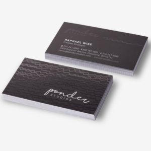 Business Cards<br>Matt Stock w/Spot UV<br>16pt Thickness<br>5-7 days