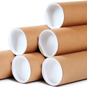 Kraft Heavy Duty Tubes<br>Heavy-Duty protection<br>Plastic End Caps Included